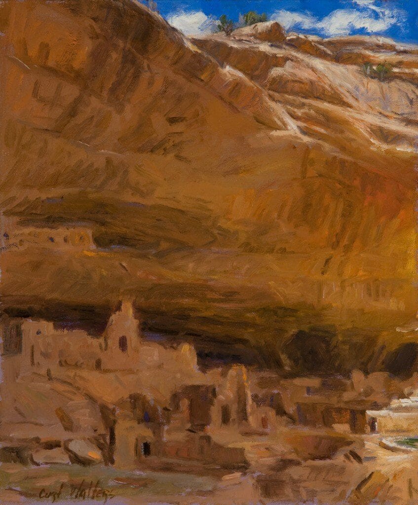Afternoon Shade Long House, Mesa Verde by Curt Walters